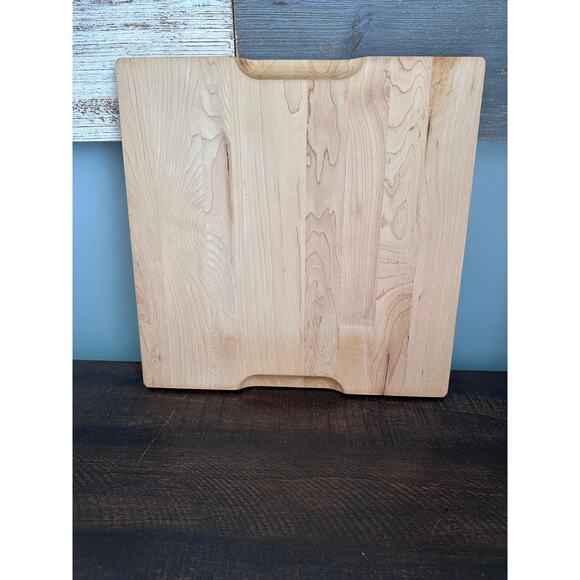 Wooden Sqaure Ceramic Floral Tile Charcuterie Board Home Decor - Picture 4 of 4